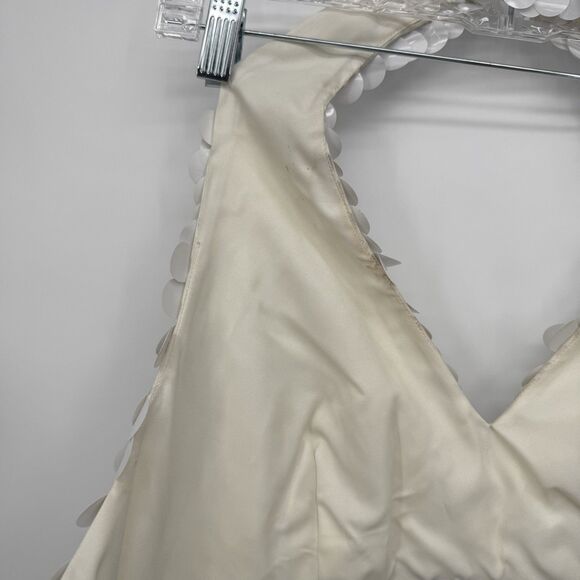 Julianne Vintage Halter Sequin Dress Long Nautical Size XS - Picture 11 of 13